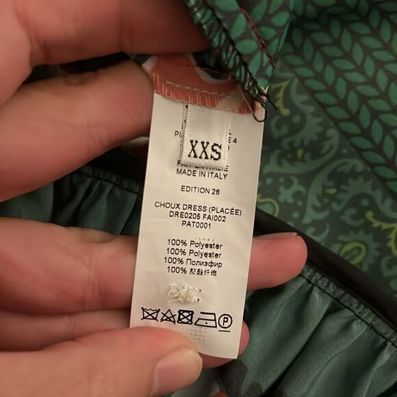 NWOT LA DOUBLE J CHOUX Patchwork Mini DRESS XXS - Picture 8 of 8